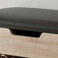 SHOE RACK WITH SEAT ROMIR FK2477.01 MELAMINE IN SONAMA-BROWN SEAT 60x30x44Hcm. SHOE RACK WITH SEAT ROMIR FK2477.01 MELAMINE IN SONAMA-BROWN SEAT 60x30x44Hcm.