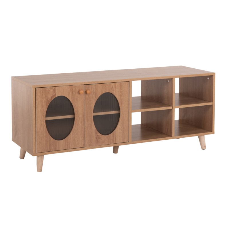 TV CABINET RILLION FK9879 MELAMINE IN SONAMA COLOR 120x40x51Hcm. TV CABINET RILLION FK9879 MELAMINE IN SONAMA COLOR 120x40x51Hcm.