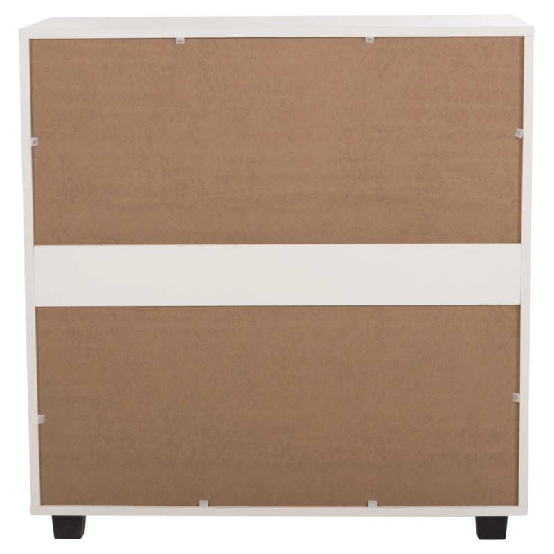 CHEST OF DRAWERS THORGAN FK9880.03 MELAMINE IN WHITE-4 DRAWERS 80Χ40Χ83Hcm. CHEST OF DRAWERS THORGAN FK9880.03 MELAMINE IN WHITE-4 DRAWERS 80Χ40Χ83Hcm.