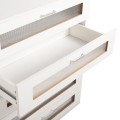CHEST OF DRAWERS THORGAN FK9881.03 MELAMINE IN WHITE-5 DRAWERS 80Χ40Χ100Hcm. CHEST OF DRAWERS THORGAN FK9881.03 MELAMINE IN WHITE-5 DRAWERS 80Χ40Χ100Hcm.