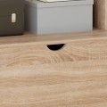 ENTRYWAY FURNITURE KAYLOR FK2474.01 WITH HOOKS&STORAGE SPACE-MDF IN SONAMA 65x34x180Hcm. ENTRYWAY FURNITURE KAYLOR FK2474.01 WITH HOOKS&STORAGE SPACE-MDF IN SONAMA 65x34x180Hcm.