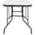 OUTDOOR METALLIC TABLE ADAM FK5679.03 BLACK WITH REINFORCED GLASS TOP 120Χ70Χ70Hcm. OUTDOOR METALLIC TABLE ADAM FK5679.03 BLACK WITH REINFORCED GLASS TOP 120Χ70Χ70Hcm.