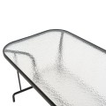 OUTDOOR METALLIC TABLE ADAM FK5679.03 BLACK WITH REINFORCED GLASS TOP 120Χ70Χ70Hcm. OUTDOOR METALLIC TABLE ADAM FK5679.03 BLACK WITH REINFORCED GLASS TOP 120Χ70Χ70Hcm.