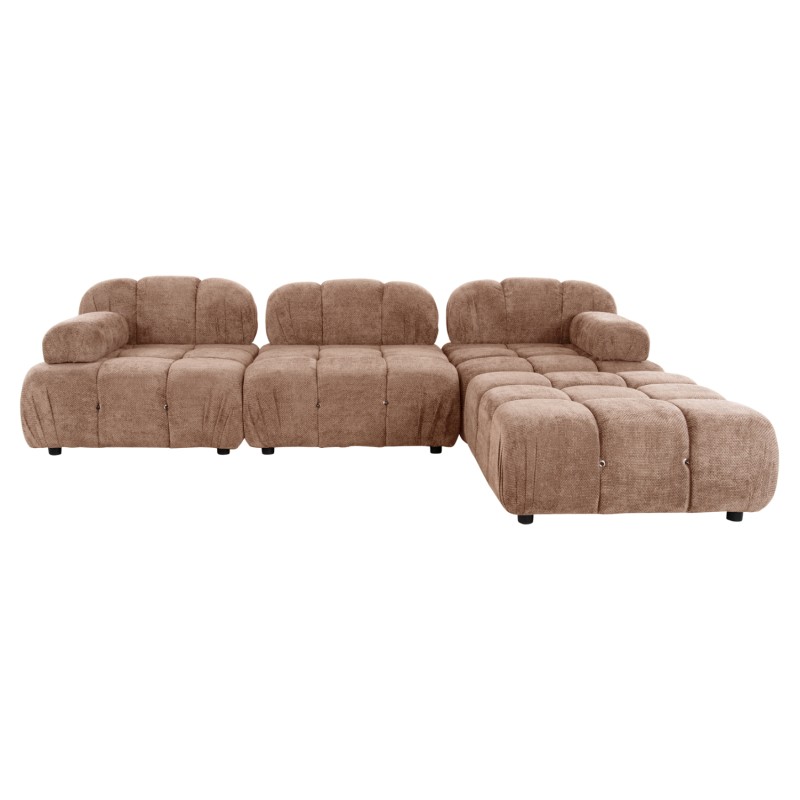 POLYMORPHIC SOFA SHIFTER FK6073.01 TEXTURED FABRIC IN LIGHT BROWN COLOR 290x196x76Hcm. POLYMORPHIC SOFA SHIFTER FK6073.01 TEXTURED FABRIC IN LIGHT BROWN COLOR 290x196x76Hcm.