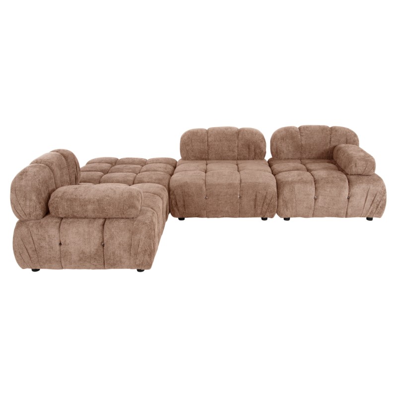 POLYMORPHIC SOFA SHIFTER FK6073.01 TEXTURED FABRIC IN LIGHT BROWN COLOR 290x196x76Hcm. POLYMORPHIC SOFA SHIFTER FK6073.01 TEXTURED FABRIC IN LIGHT BROWN COLOR 290x196x76Hcm.