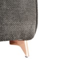 CORNER REVERSIBLE SOFA-BED MAILO FK6071.02 DARK GREY FABRIC-METAL LEGS 300x150x80Hcm.