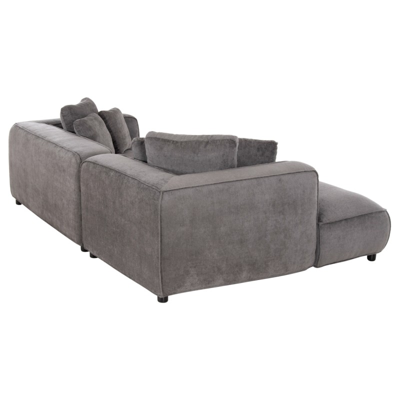 CORNER SOFA (LEFT) 3-SEATER GRACE FK3280.03L GREY FABRIC 252x105-160x70-90Hcm. CORNER SOFA (LEFT) 3-SEATER GRACE FK3280.03L GREY FABRIC 252x105-160x70-90Hcm.