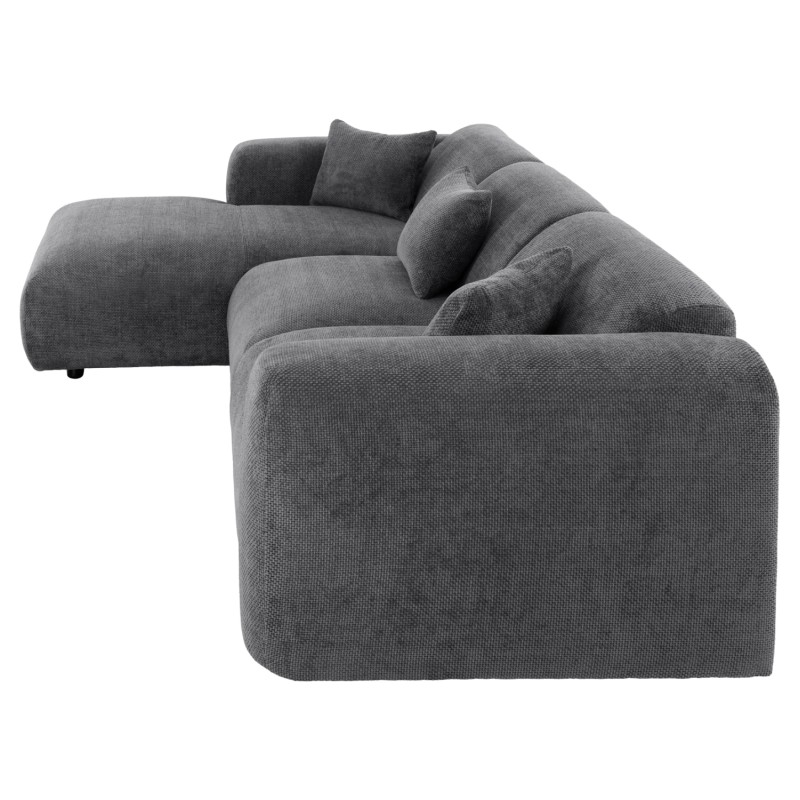 CORNER SOFA (LEFT) BRICKEN FK3275.04L ANTHRACITE FABRIC 110-282x98-160x72Hcm. CORNER SOFA (LEFT) BRICKEN FK3275.04L ANTHRACITE FABRIC 110-282x98-160x72Hcm.