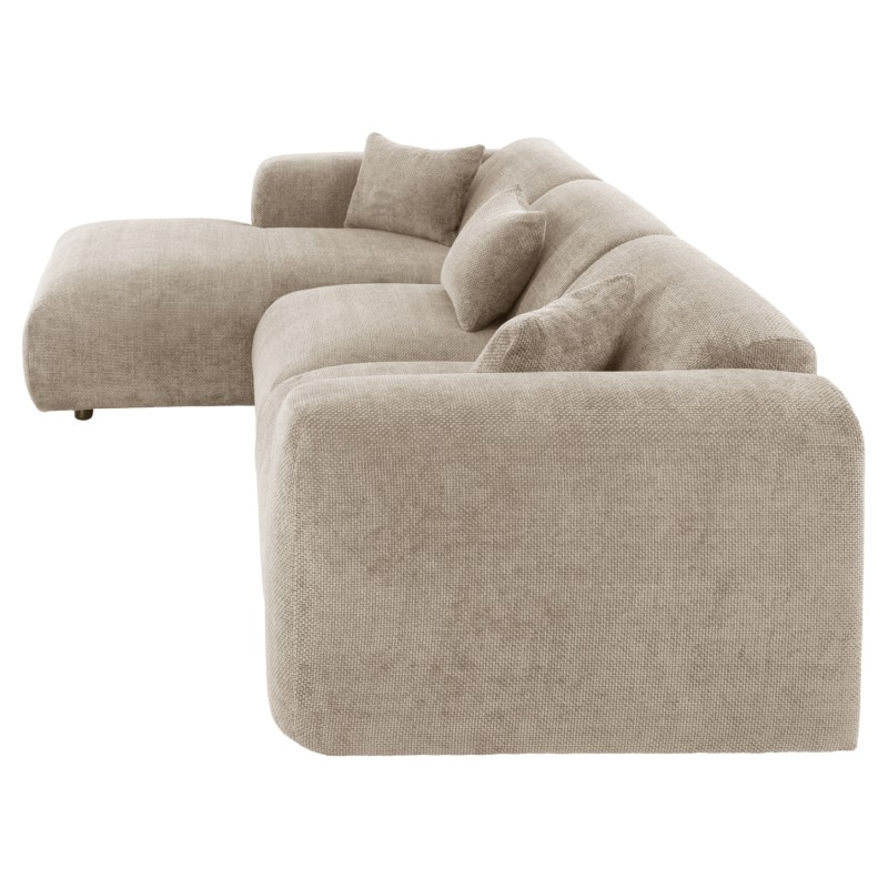 CORNER SOFA (LEFT) BRICKEN FK3275.01L BEIGE FABRIC 110-282x98-160x72Hcm. CORNER SOFA (LEFT) BRICKEN FK3275.01L BEIGE FABRIC 110-282x98-160x72Hcm.