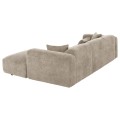 CORNER SOFA BRICKEN FK3275.01R BEIGE FABRIC 110-282x98-160x72Hcm. CORNER SOFA BRICKEN FK3275.01R BEIGE FABRIC 110-282x98-160x72Hcm.