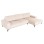 CORNER SOFA (RIGHT) NOA FK3278.01R ECRU FABRIC 288x90-157x67-80Hcm.