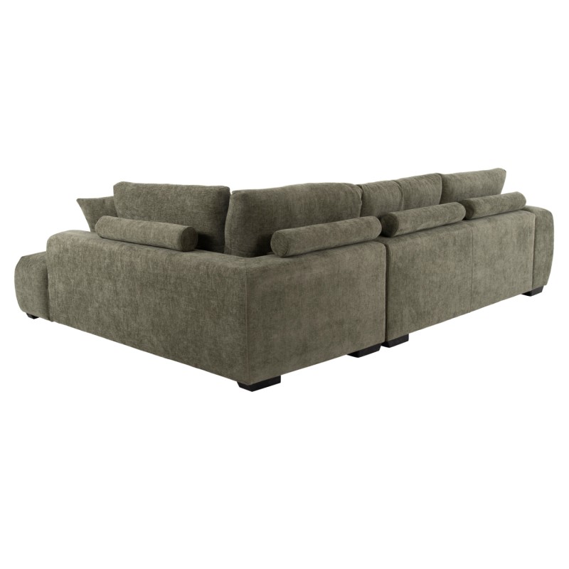 CORNER SOFA (RIGHT) COVEN FK3266.04R GREEN FABRIC 298x102-208x85Hcm. CORNER SOFA (RIGHT) COVEN FK3266.04R GREEN FABRIC 298x102-208x85Hcm.