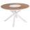 OUTDOOR ROUND TABLE MORIL FK6042.02 ALUMINUM IN WHITE-POLYWOOD IN NATURAL WOOD Φ150cm.