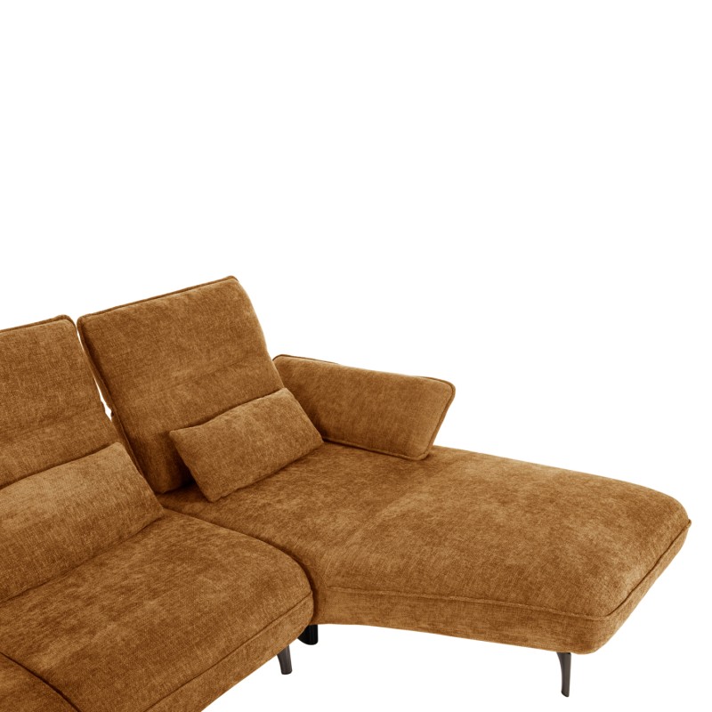 CORNER (RIGHT) SOFA-BED CONVERT FK3268.02R BRICK RED FABRIC 283x188x100Hcm. CORNER (RIGHT) SOFA-BED CONVERT FK3268.02R BRICK RED FABRIC 283x188x100Hcm.