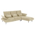 CORNER (RIGHT) SOFA-BED CONVERT FK3268.01R ECRU FABRIC 283x188x100Hcm. CORNER (RIGHT) SOFA-BED CONVERT FK3268.01R ECRU FABRIC 283x188x100Hcm.