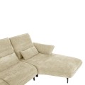 CORNER (RIGHT) SOFA-BED CONVERT FK3268.01R ECRU FABRIC 283x188x100Hcm. CORNER (RIGHT) SOFA-BED CONVERT FK3268.01R ECRU FABRIC 283x188x100Hcm.