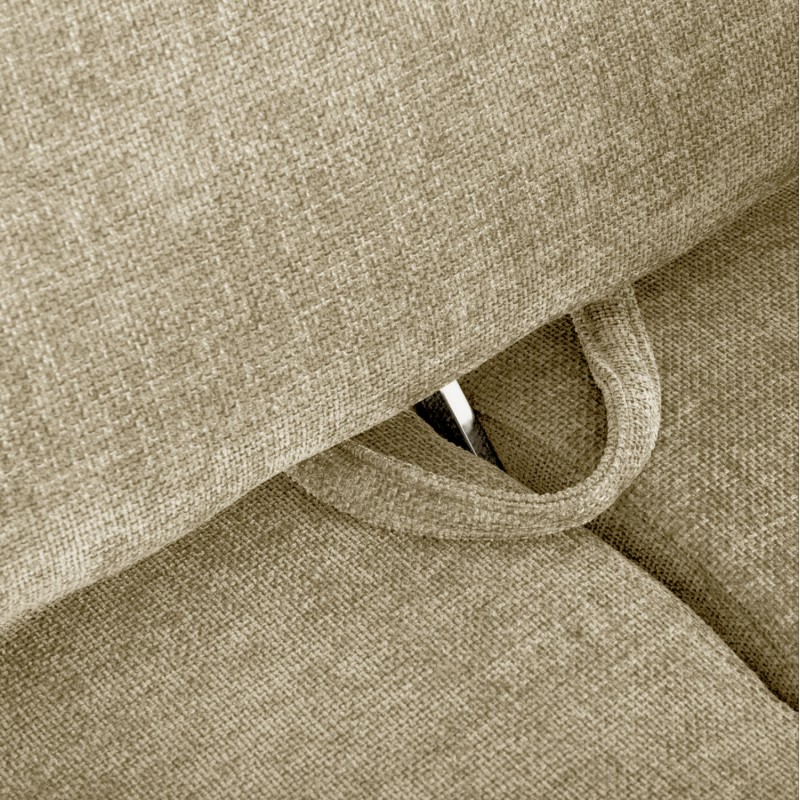 CORNER (RIGHT) SOFA-BED CONVERT FK3268.01R ECRU FABRIC 283x188x100Hcm. CORNER (RIGHT) SOFA-BED CONVERT FK3268.01R ECRU FABRIC 283x188x100Hcm.