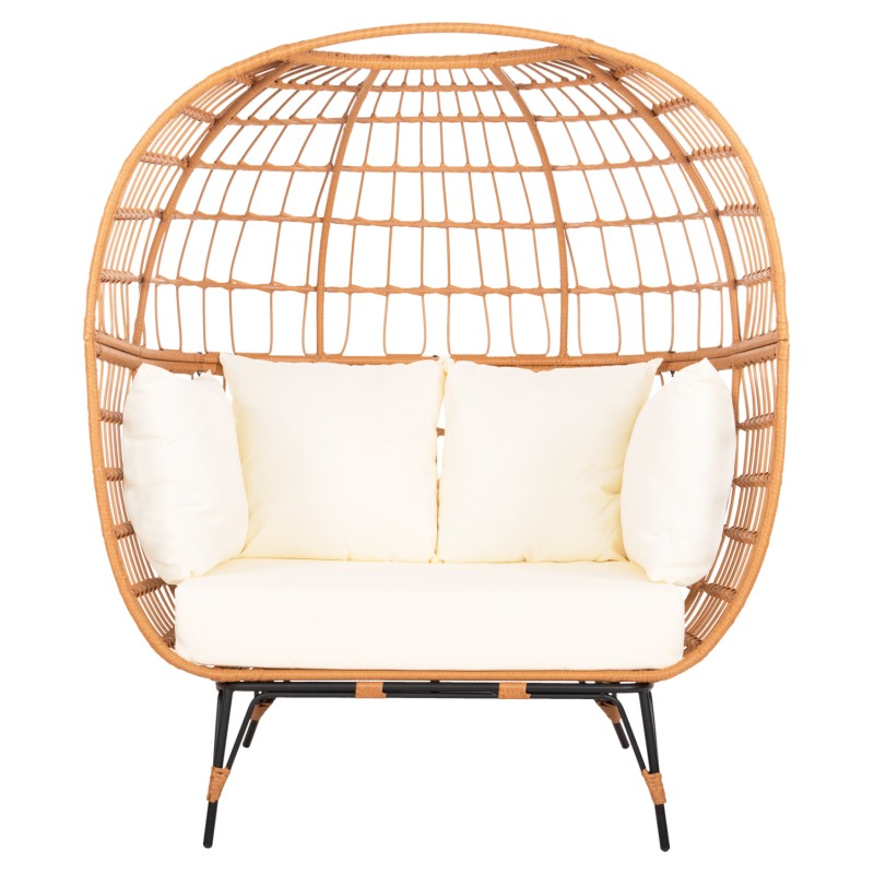 ARMCHAIR FOR TWO NEST TYPE RATTAN MIAMI FK5870.11 132.5x90x154H cm. ARMCHAIR FOR TWO NEST TYPE RATTAN MIAMI FK5870.11 132.5x90x154H cm.
