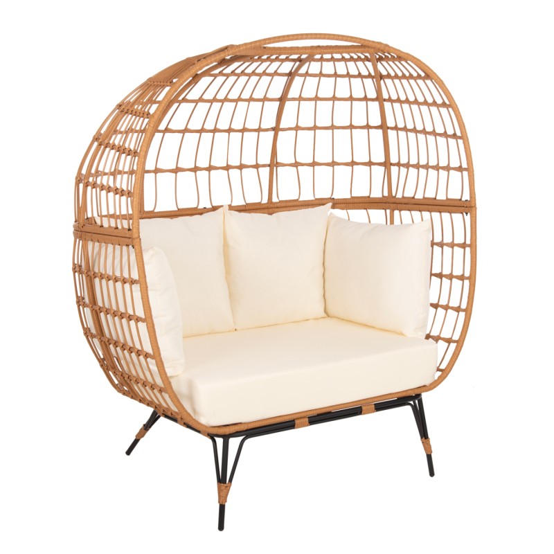 ARMCHAIR FOR TWO NEST TYPE RATTAN MIAMI FK5870.11 132.5x90x154H cm. ARMCHAIR FOR TWO NEST TYPE RATTAN MIAMI FK5870.11 132.5x90x154H cm.