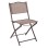 FOLDABLE OUTDOOR CHAIR MAG FK5971.02 BROWN METAL-BROWN TEXTILENE 45x51x81Hcm.