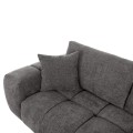 CORNER SOFA (RIGHT) COVEN FK3266.03R DARK GREY FABRIC 298x102-208x85Hcm. CORNER SOFA (RIGHT) COVEN FK3266.03R DARK GREY FABRIC 298x102-208x85Hcm.