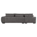 CORNER SOFA (LEFT) COVEN FK3266.03L DARK GREY FABRIC 298x102-208x85Hcm. CORNER SOFA (LEFT) COVEN FK3266.03L DARK GREY FABRIC 298x102-208x85Hcm.
