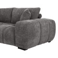 CORNER SOFA (LEFT) COVEN FK3266.03L DARK GREY FABRIC 298x102-208x85Hcm. CORNER SOFA (LEFT) COVEN FK3266.03L DARK GREY FABRIC 298x102-208x85Hcm.