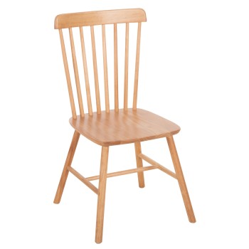 DINING CHAIR LUCIEN FK8645.01 BEECH WOOD IN NATURAL WOOD COLOR 48x48x85,5Η cm