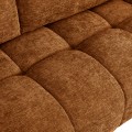 CORNER SOFA (RIGHT) COVEN FK3266.02R BRICK RED FABRIC 298x102-208x85Hcm.