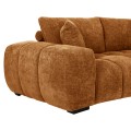 CORNER SOFA (RIGHT) COVEN FK3266.02R BRICK RED FABRIC 298x102-208x85Hcm.