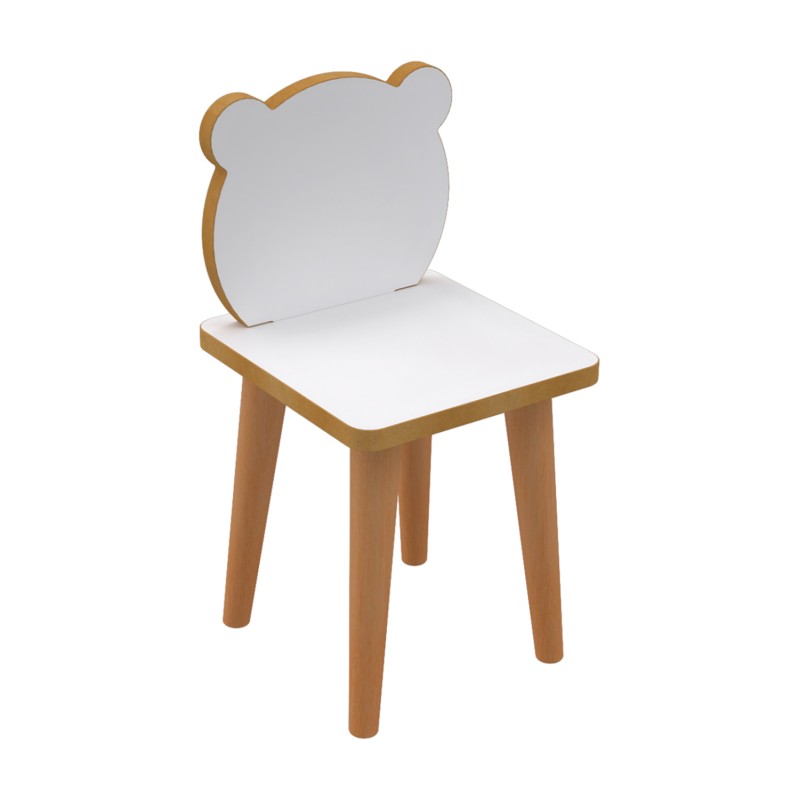 KIDS' DESK SET STAK FK18222.01 MELAMINE IN WHITE-NATURAL WOOD 90x42x50Hcm. KIDS' DESK SET STAK FK18222.01 MELAMINE IN WHITE-NATURAL WOOD 90x42x50Hcm.