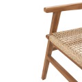 DINING ARMCHAIR BJORN FK9403.21 SOLID TEAK WOOD-ROPE 56x56x83Hcm. DINING ARMCHAIR BJORN FK9403.21 SOLID TEAK WOOD-ROPE 56x56x83Hcm.