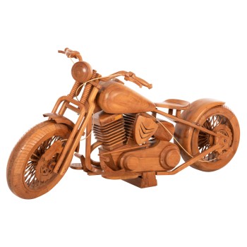 DECORATIVE FLOOR MOTORBIKE CYCLE FK4389 TEAK WOOD 220x88x102Hcm.