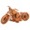 DECORATIVE FLOOR MOTORBIKE CYCLE FK4389 TEAK WOOD 220x88x102Hcm.