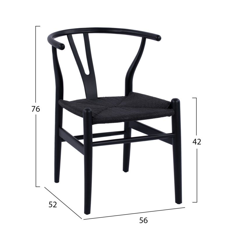 INDOOR DINING SET 7PCS PAOLO FK21053 TABLE & 6 CHAIRS IN BLACK INDOOR DINING SET 7PCS PAOLO FK21053 TABLE & 6 CHAIRS IN BLACK