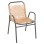 OUTDOOR ARMCHAIR AVRIL FK5968.02 METAL IN GREY-SYNTHETIC RATTAN IN NATURAL 54.5x56x78H