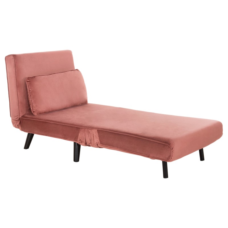 ARMCHAIR-BED BRAXTON FK8425.22 DUSTY PINK VELVET 78x88x78Hcm. ARMCHAIR-BED BRAXTON FK8425.22 DUSTY PINK VELVET 78x88x78Hcm.