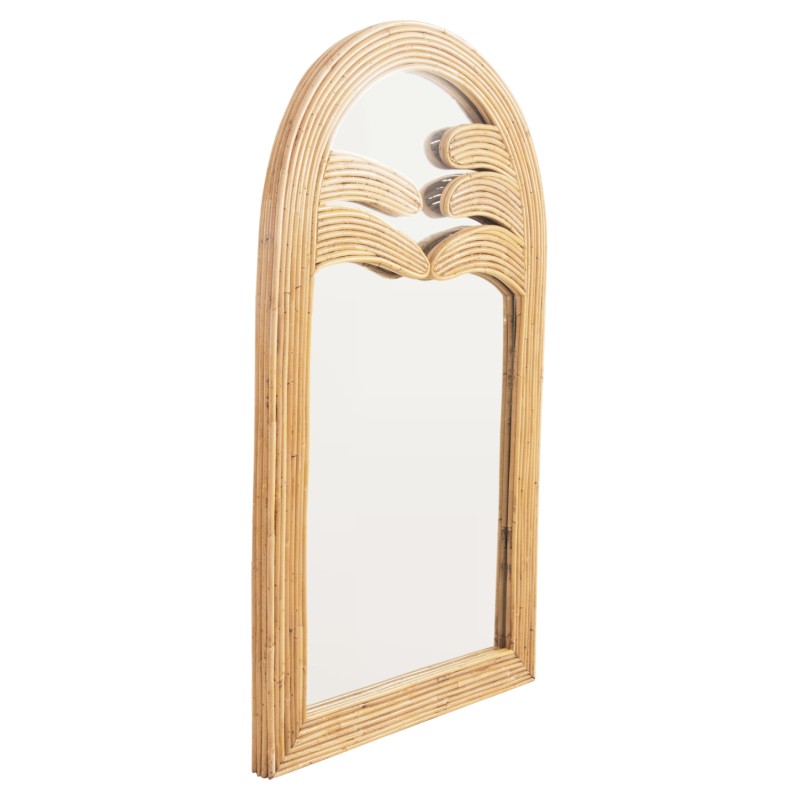 WALL MIRROR REFLECT FK4367 NATURAL RATTAN FRAME 60x4,5x100Hcm. WALL MIRROR REFLECT FK4367 NATURAL RATTAN FRAME 60x4,5x100Hcm.