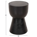 ROUND STOOL MAMBA FK9901.02 SOLID SUAR WOOD IN BLACK COLOR Φ30x45H cm. ROUND STOOL MAMBA FK9901.02 SOLID SUAR WOOD IN BLACK COLOR Φ30x45H cm.