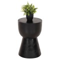 ROUND STOOL MAMBA FK9901.02 SOLID SUAR WOOD IN BLACK COLOR Φ30x45H cm. ROUND STOOL MAMBA FK9901.02 SOLID SUAR WOOD IN BLACK COLOR Φ30x45H cm.