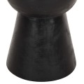 ROUND STOOL MAMBA FK9901.02 SOLID SUAR WOOD IN BLACK COLOR Φ30x45H cm. ROUND STOOL MAMBA FK9901.02 SOLID SUAR WOOD IN BLACK COLOR Φ30x45H cm.