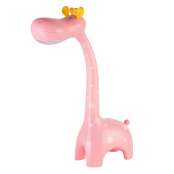 KIDS DESK LAMP LED BADOO GIRAFFE FIGURE FK4450.05 PINK ABS