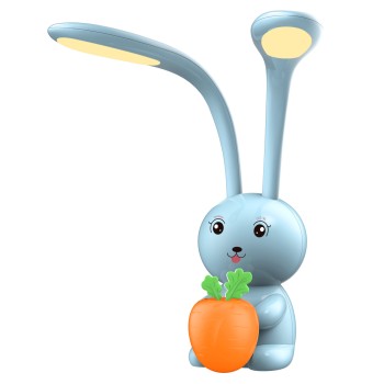 KIDS DESK LAMP LED BADOO BUNNY FIGURE FK4456.03 SKY BLUE ABS