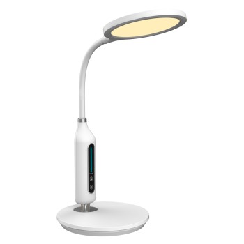 TABLE LAMP LED BLAIN FK4460.01 WHITE ABS & SILICONE Φ18.5x40.7H cm.