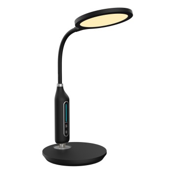 TABLE LAMP LED BLAIN FK4460.02 BLACK ABS & SILICONE Φ18.5x40.7H cm.
