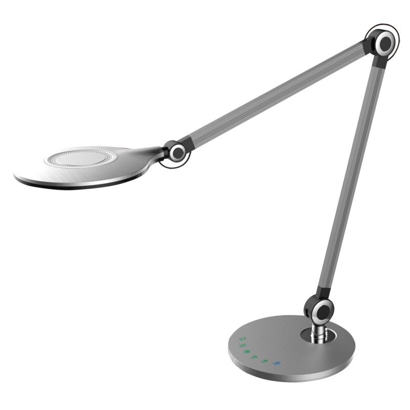 DESK LAMP LED BLAIN PRO FK4452.08 GREY-SILVER COLOR ABS 55,7x49,7Hcm. DESK LAMP LED BLAIN PRO FK4452.08 GREY-SILVER COLOR ABS 55,7x49,7Hcm.