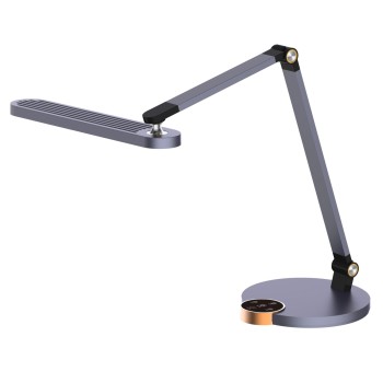 DESK LAMP LED BLAIN PRO FK4454.07 ABS BASE & ALUMINUM ARMS IN GREY 51,8x40Hcm.