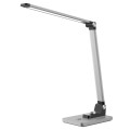 DESK LAMP LED BLAIN PRO FK4458.08 ABS BASE AND ALUMINUM ARMS IN SILVER COLOR 35,6x43,1Hcm. DESK LAMP LED BLAIN PRO FK4458.08 ABS BASE AND ALUMINUM ARMS IN SILVER COLOR 35,6x43,1Hcm.