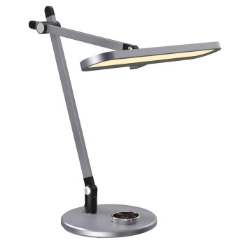 DESK LAMP LED BLAIN PRO FK4446.07 ABS BASE AND ALUMINUM ARMS IN GREY 57,5x53Hcm.