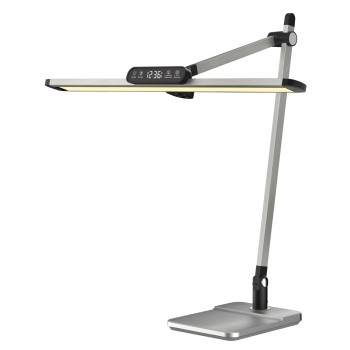 DESK LAMP LED BLAIN PRO FK4447.08 ABS BASE AND ALUMINUM ARMS IN SILVER 36,8x81Hcm.